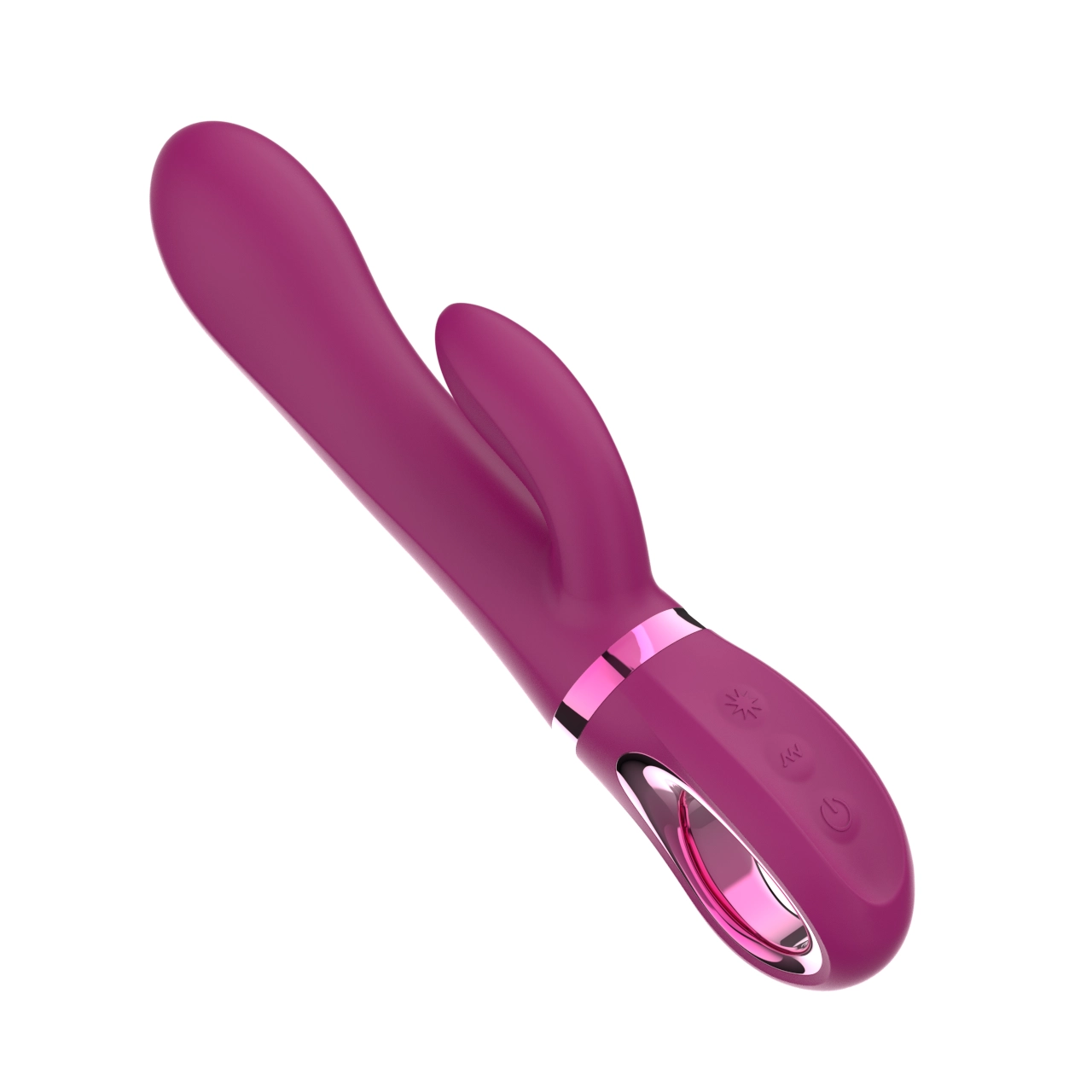 Dual-Motor Rabbit Finger-Ring Vibrator — 10 Modes, 7 Intensity Levels, Mode Memory, IPX5 view 6
