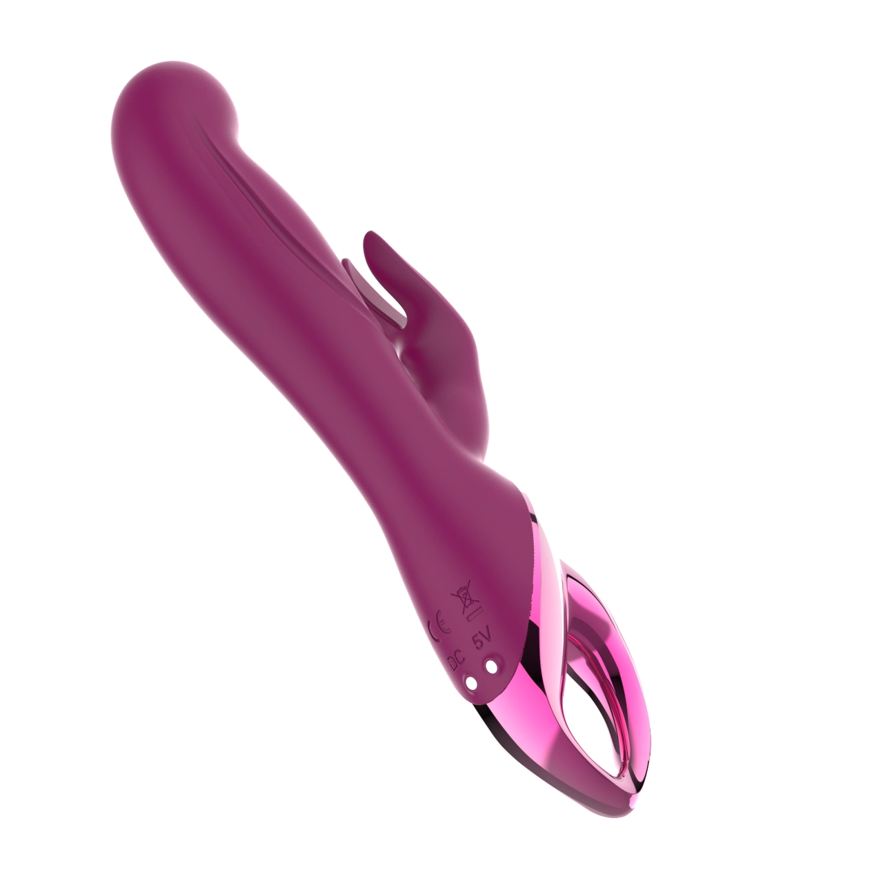USB Rechargeable Dual-Motor Rabbit Vibrator — 7 Modes, IPX6, Magnetic Charging view 6