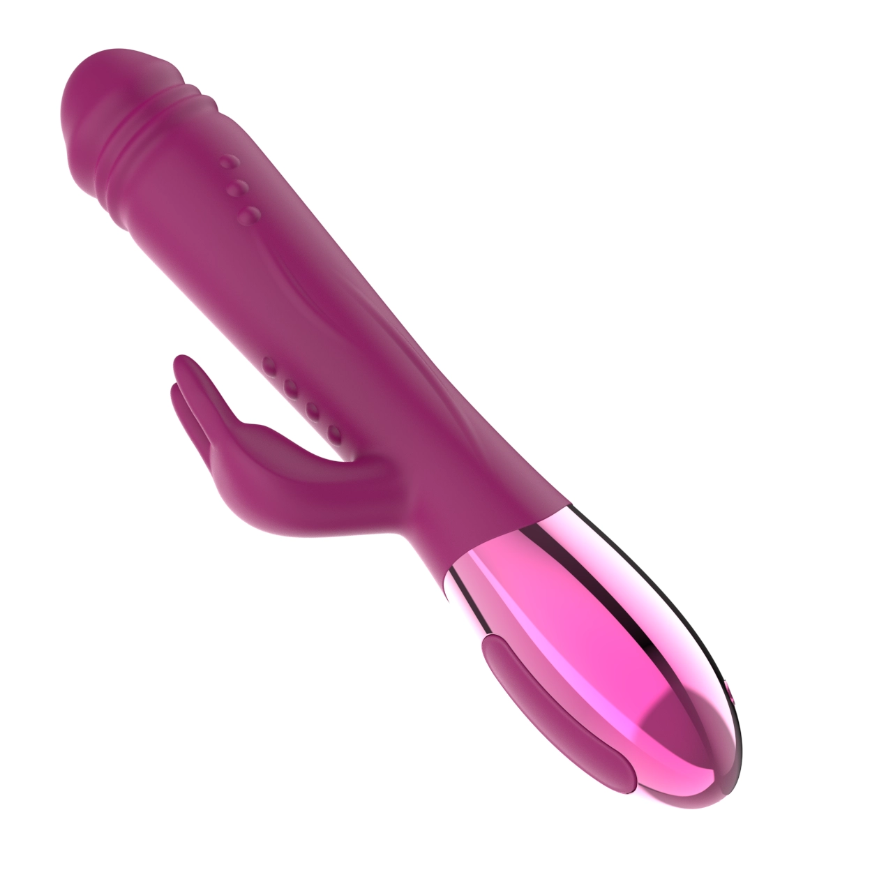 Realistic Dual-Motor Rabbit Vibrator — 2 × 10 Independent Modes, Rechargeable, IPX5 view 4