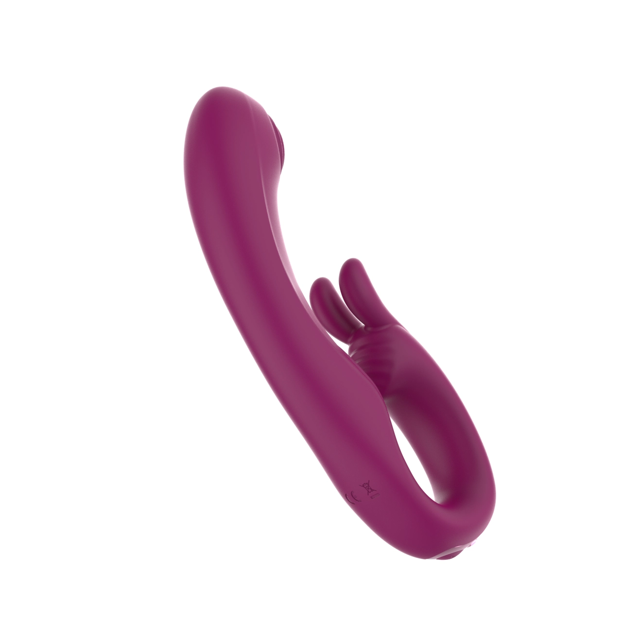 Closed-Loop G-Spot Rabbit Vibrator — Spiral Tip, IPX6, Dual Motor view 2