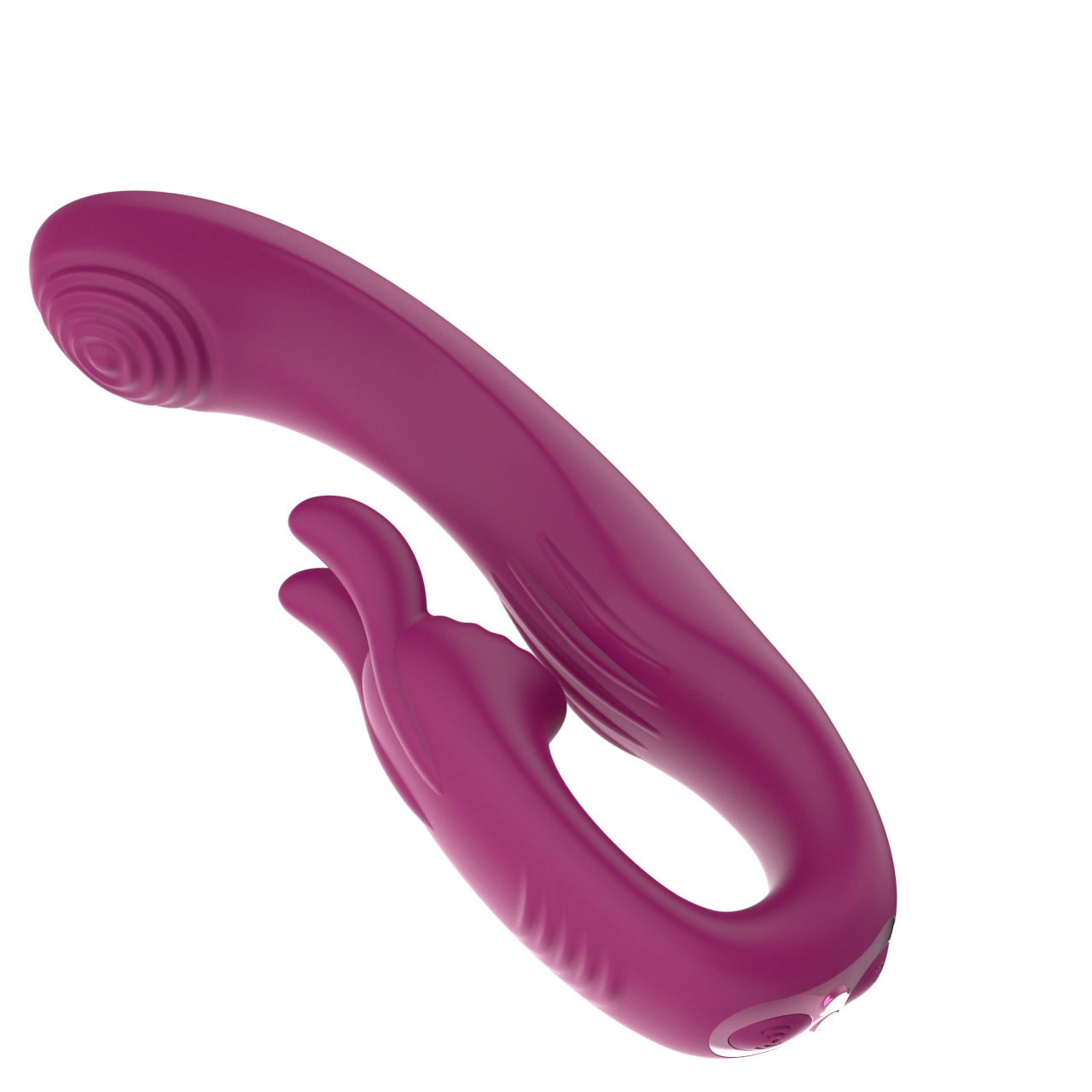 Closed-Loop G-Spot Rabbit Vibrator — Spiral Tip, IPX6, Dual Motor view 3