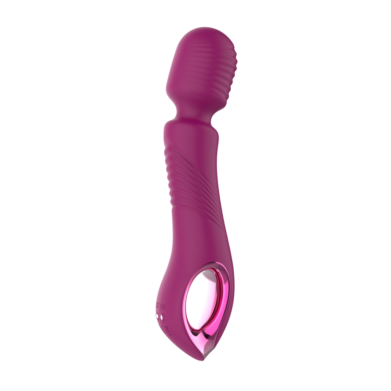 Textured Wand Massager with Boost Mode — 10-Speed, Magnetic Charging view 2