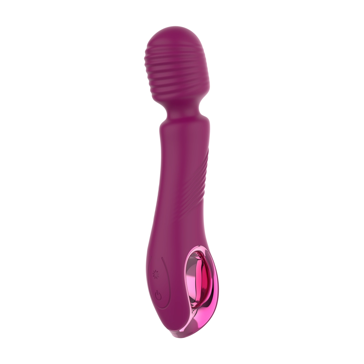 Textured Wand Massager with Boost Mode — 10-Speed, Magnetic Charging
