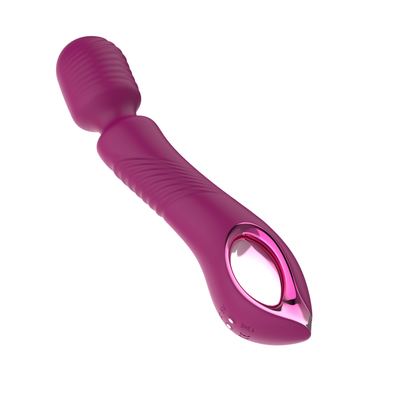 Textured Wand Massager with Boost Mode — 10-Speed, Magnetic Charging view 4