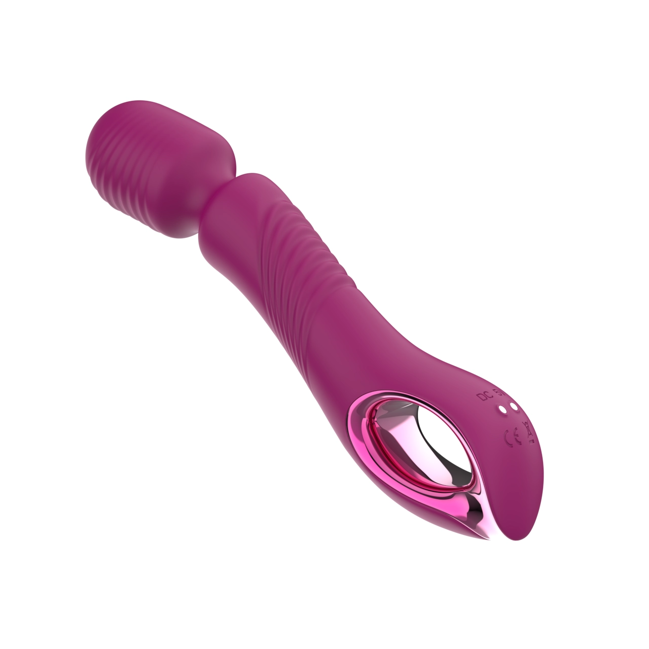 Textured Wand Massager with Boost Mode — 10-Speed, Magnetic Charging view 6