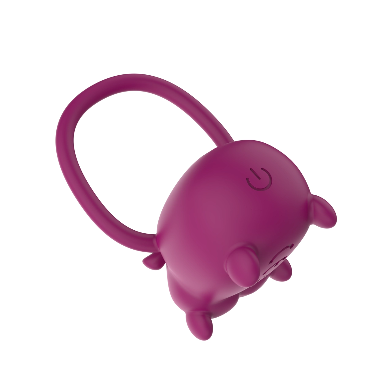 Hamster Vibrating Cock Ring — 10 Vibration Modes Rechargeable Silicone view 2