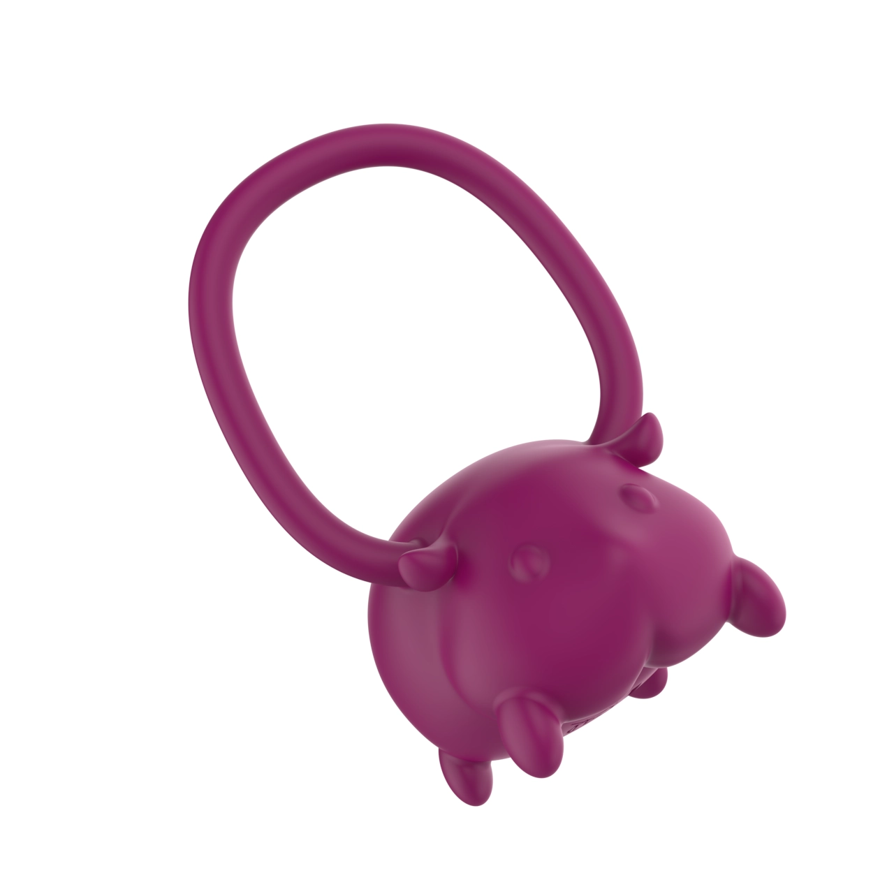 Hamster Vibrating Cock Ring — 10 Vibration Modes Rechargeable Silicone view 6