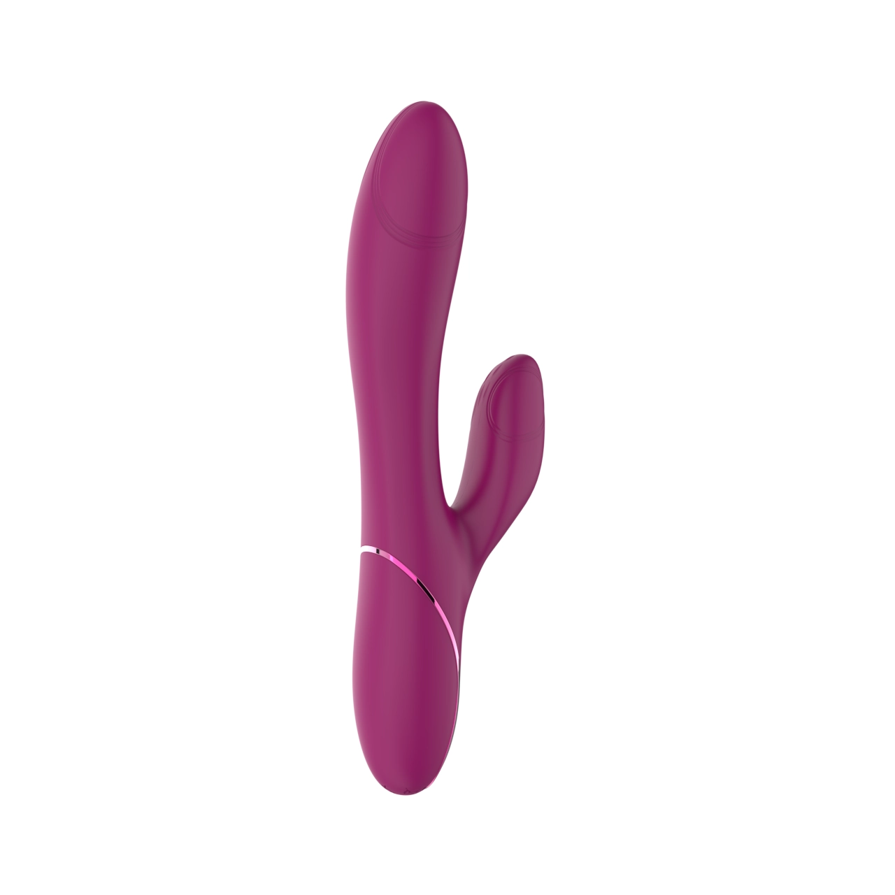 Dual Motor Rabbit Vibrator with G-Spot Shaft — 10 Modes Independent Control view 2
