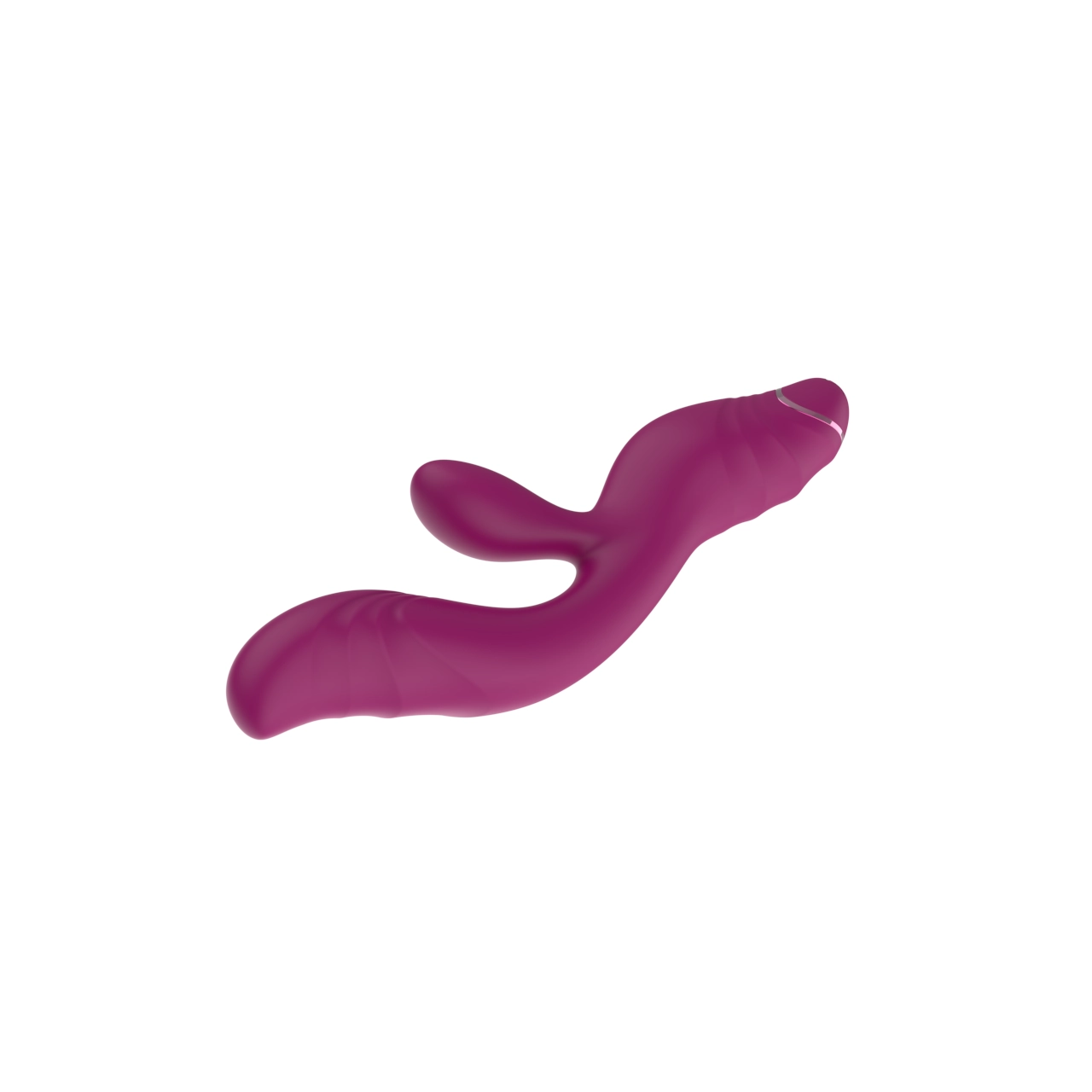 Dual Motor Rabbit Vibrator with Spiral G-Spot Shaft — 10 Modes Slimline Design view 3