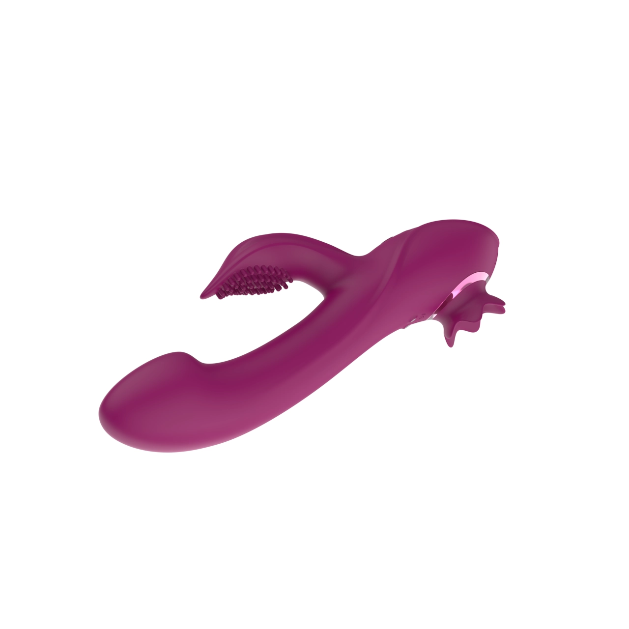 Triple Function Rabbit Vibrator with Suction — Dual Motor 10 Modes + 5-Mode Air Pump view 5