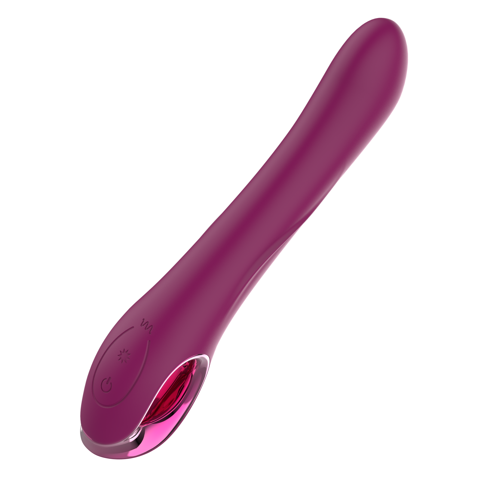 G-Spot Vibrator with Chrome Ring Base A0149 view 3