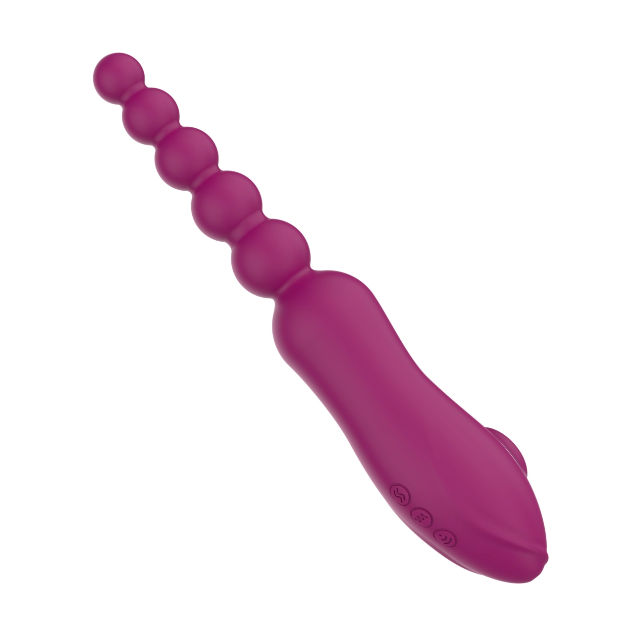 Beaded Vibrator with Suction Stimulator — 10-Mode Motor + Burst Mode + 3-Mode Air Pump view 4