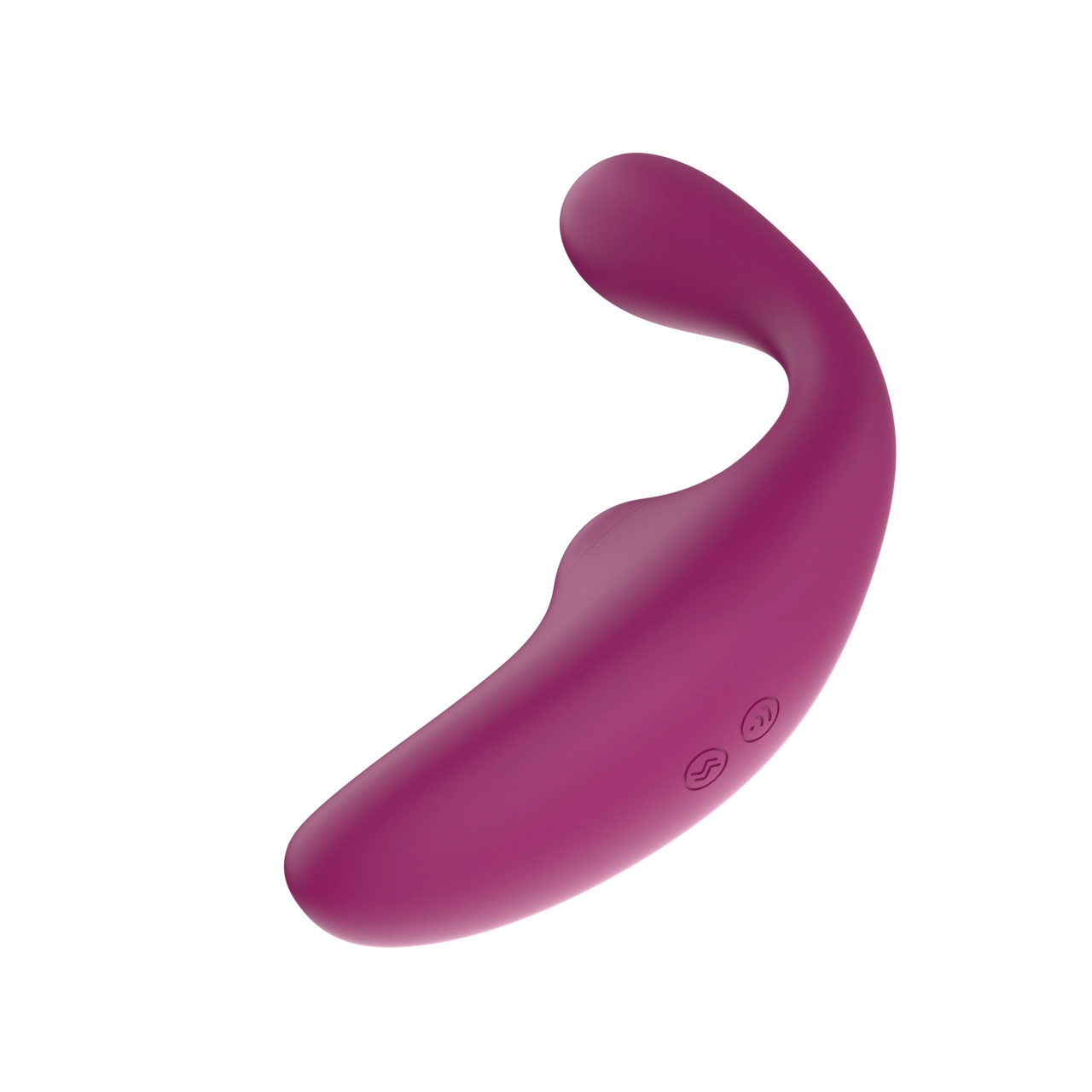 G-Spot Vibrator with Clitoral Suction — Curved C-Shape 10-Mode Motor + 3-Mode Air Pump IPX6 view 2