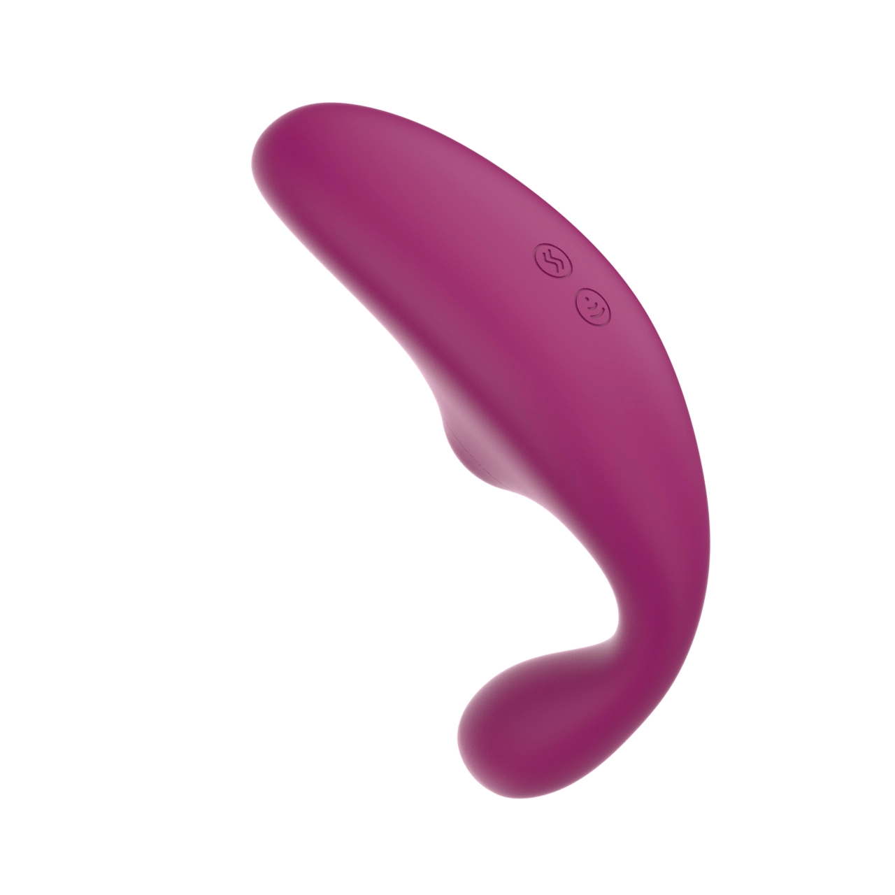 G-Spot Vibrator with Clitoral Suction — Curved C-Shape 10-Mode Motor + 3-Mode Air Pump IPX6 view 6