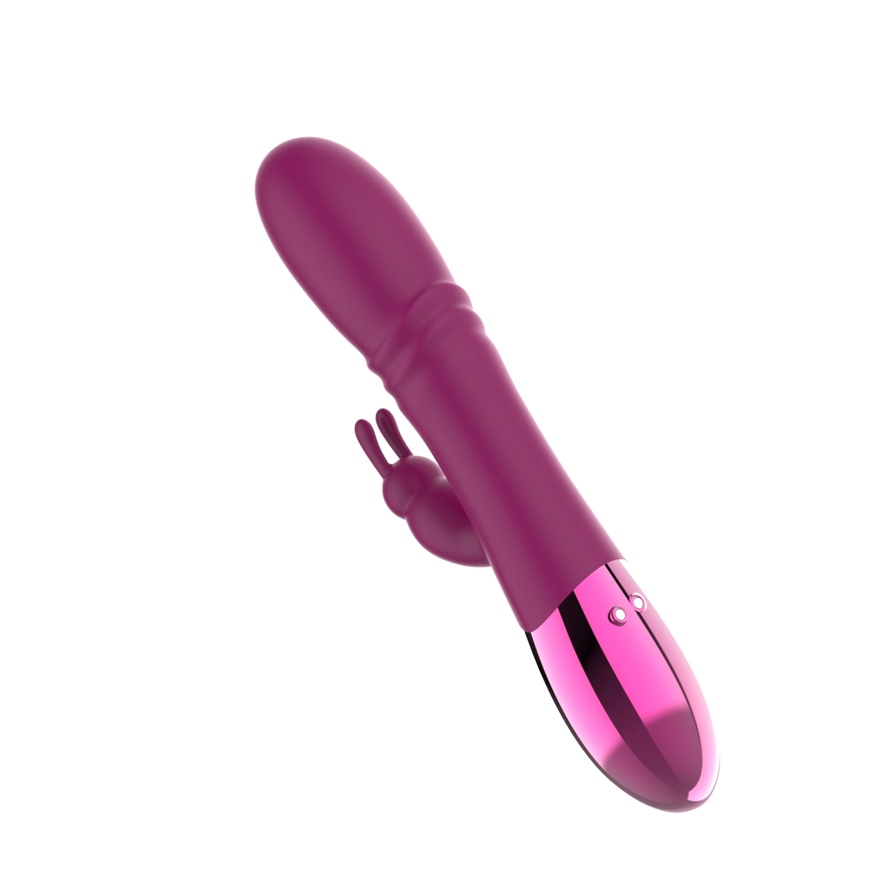Textured Shaft Rabbit Vibrator — 12-Point Moving Stimulation, 120-Min Runtime view 2