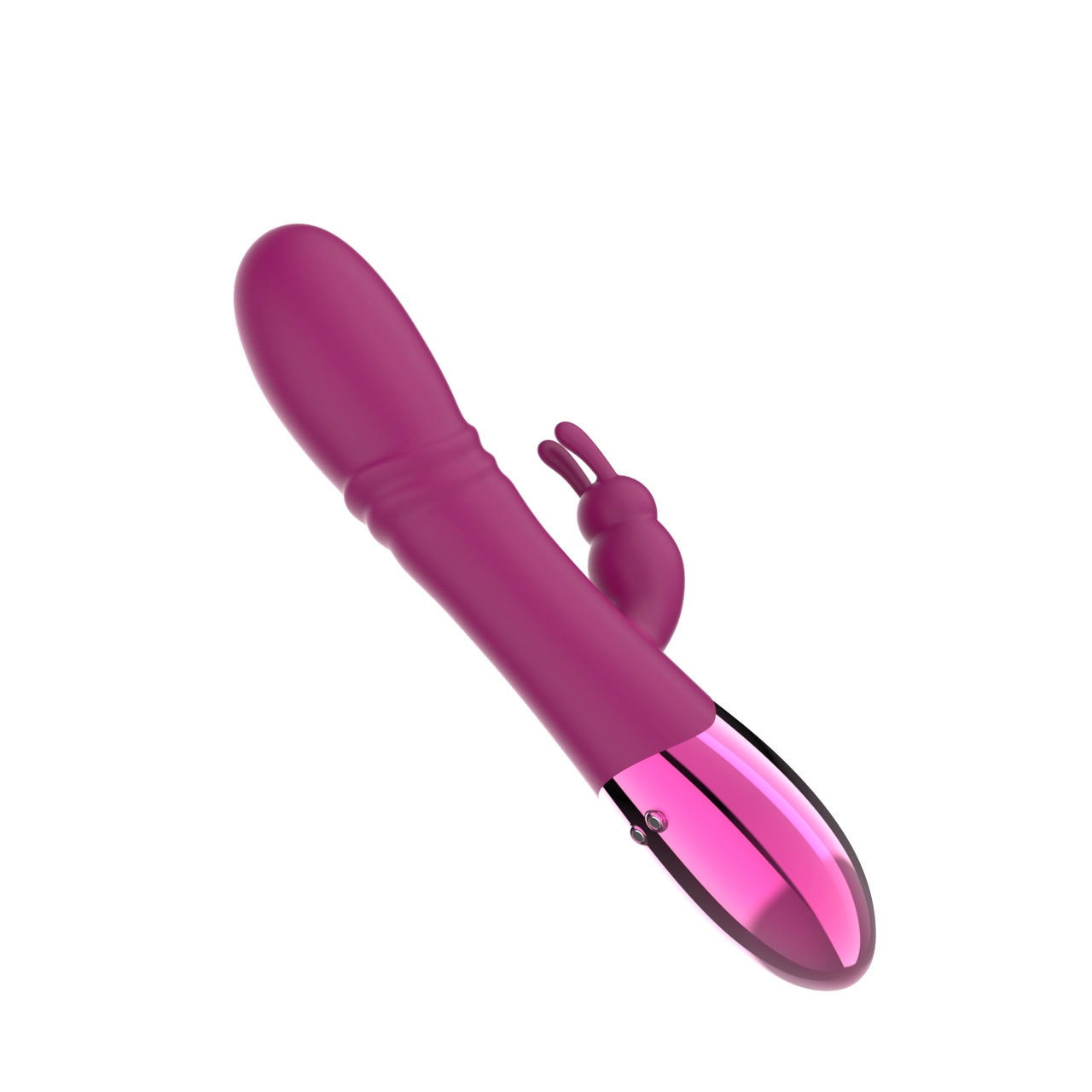 Textured Shaft Rabbit Vibrator — 12-Point Moving Stimulation, 120-Min Runtime view 3