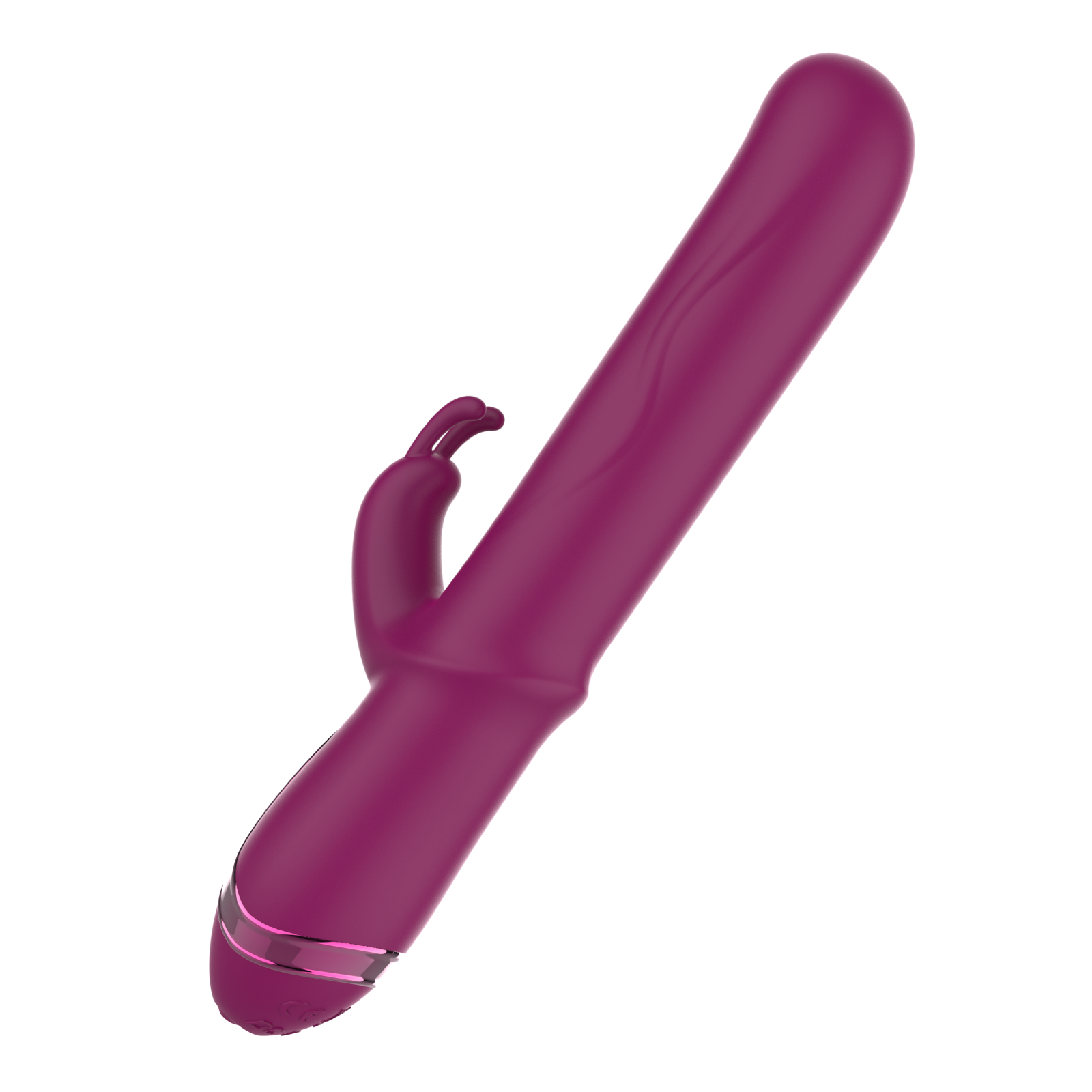 Inverted Rabbit Vibrator with Chrome Base D0025 view 6