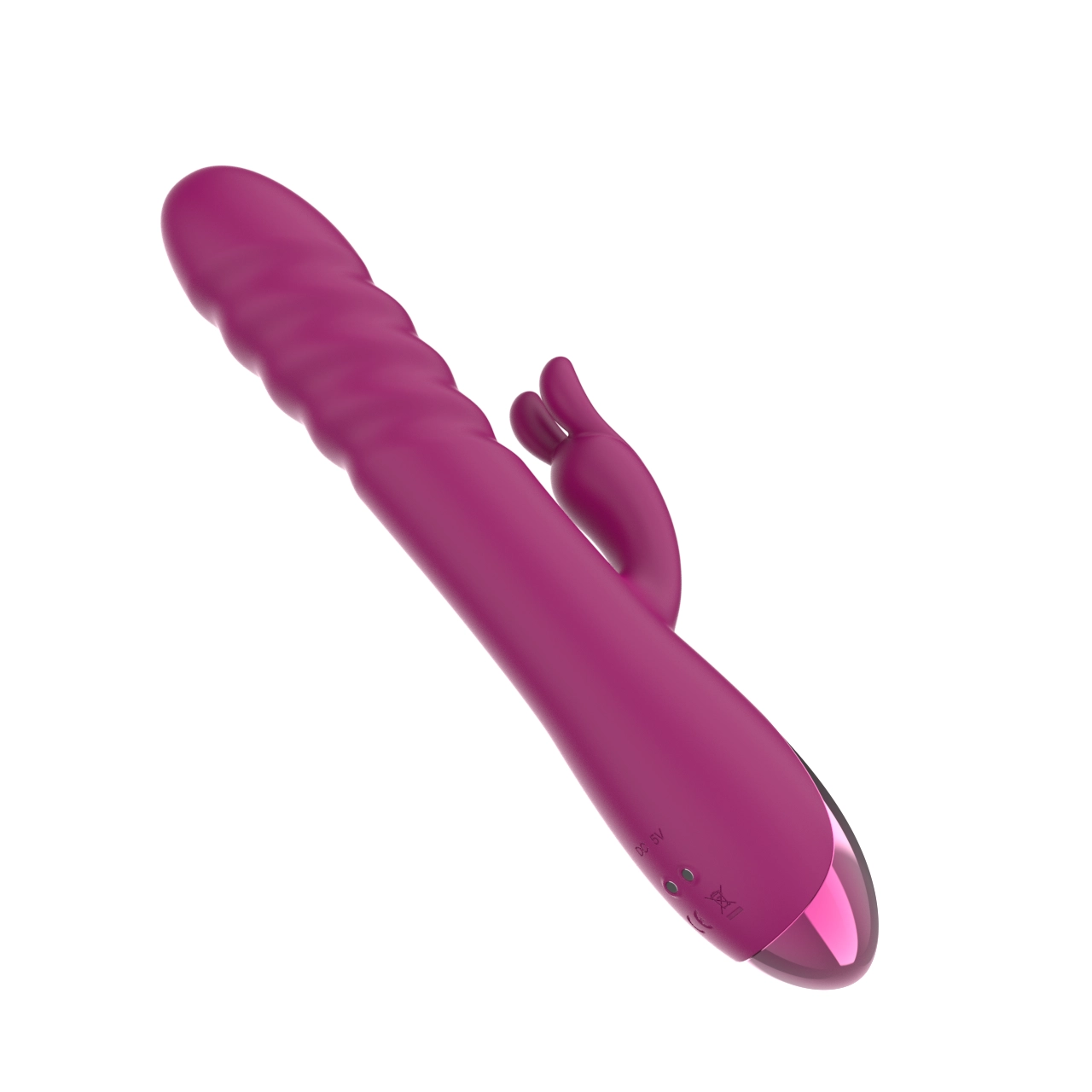 Thrusting Rabbit Vibrator — Dual Motor, Telescopic G-Spot & Clitoral Stimulator, IPX5 Waterproof view 2