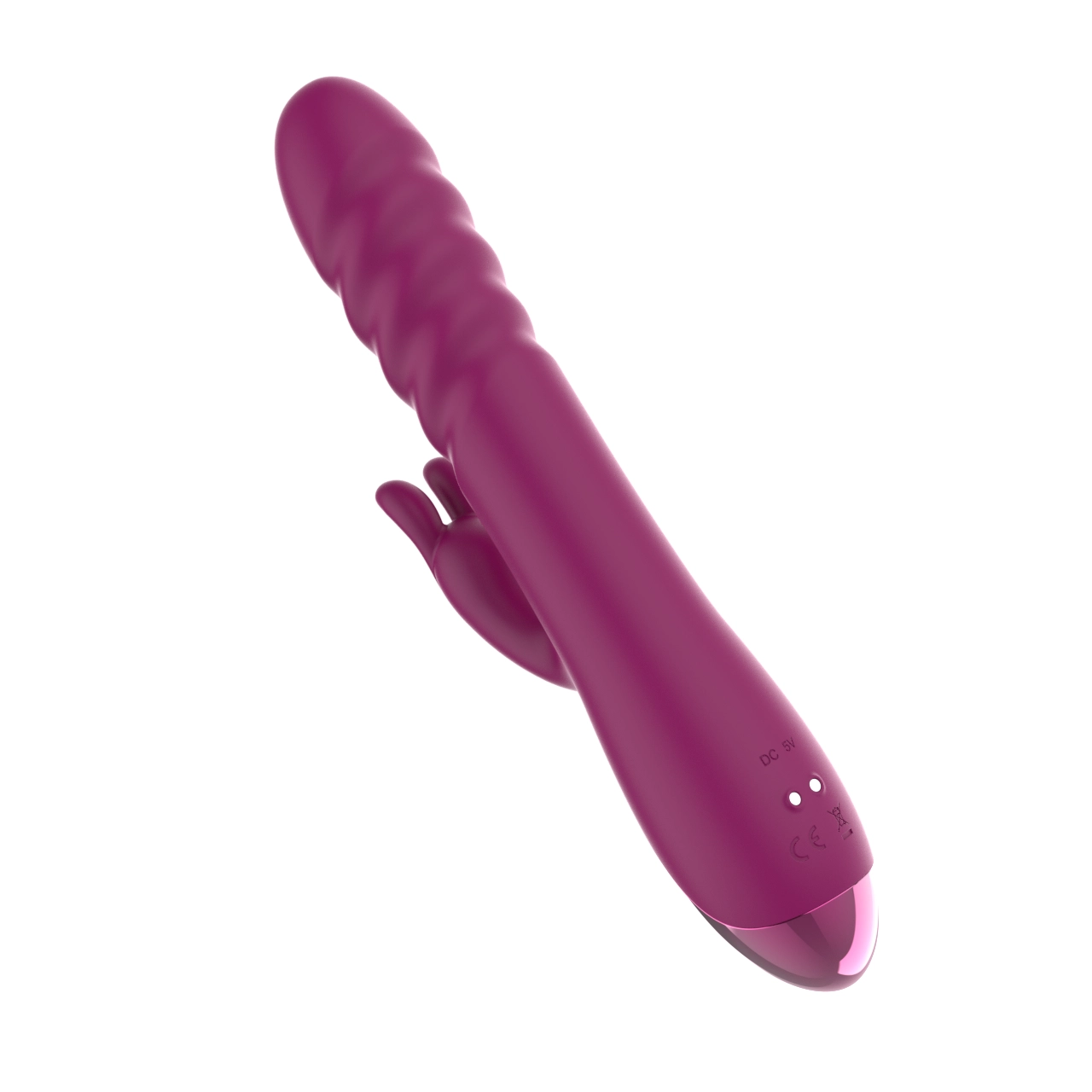 Thrusting Rabbit Vibrator — Dual Motor, Telescopic G-Spot & Clitoral Stimulator, IPX5 Waterproof view 4