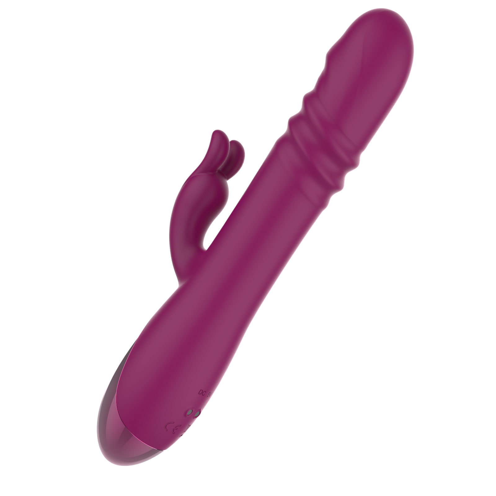 Thrusting Rabbit Vibrator with Sliding Ring D0037 view 6