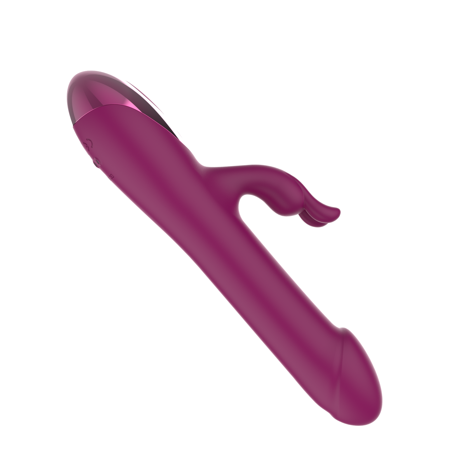 Realistic Triple Ring Thrusting Rabbit Vibrator D0040 view 3