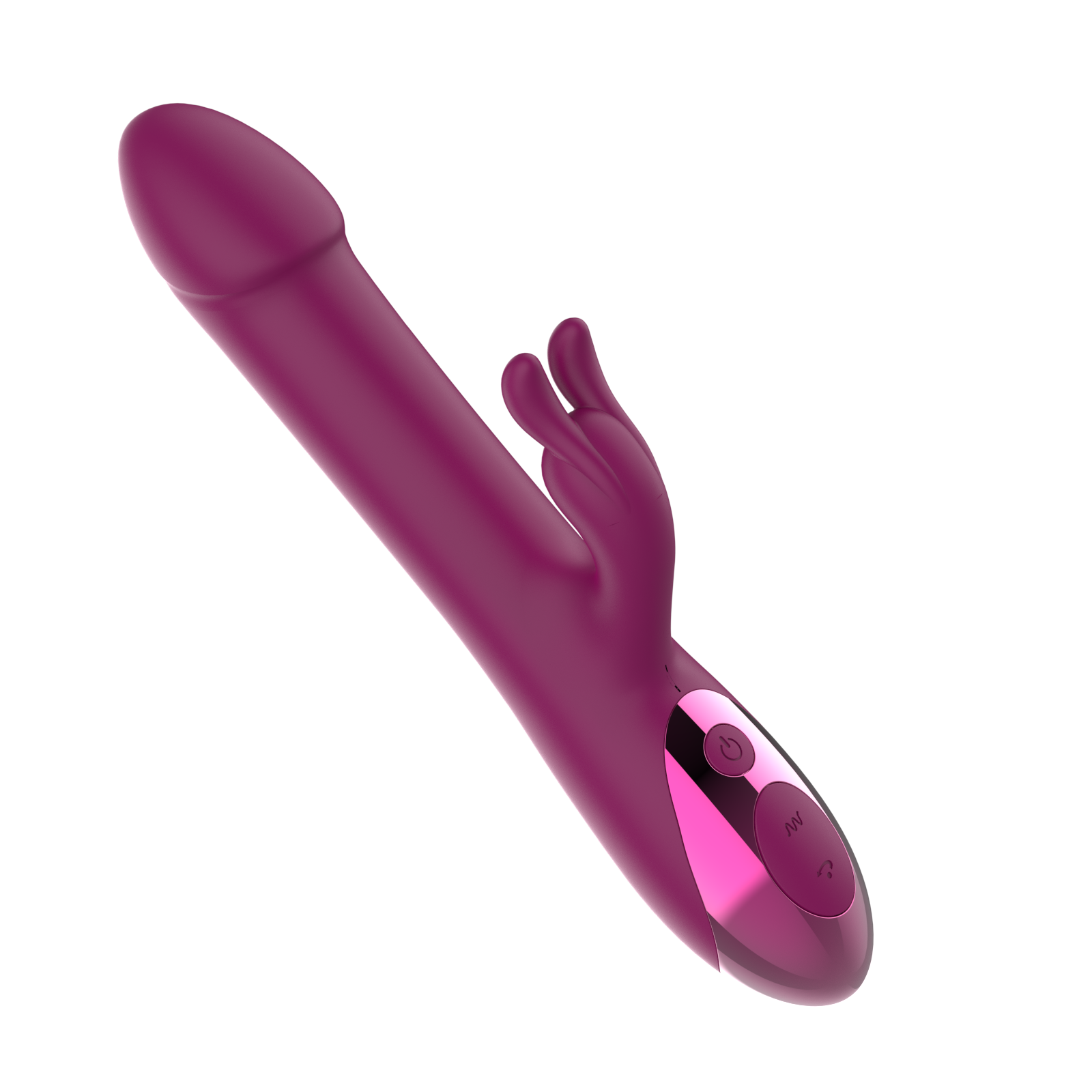 Realistic Triple Ring Thrusting Rabbit Vibrator D0040 view 5