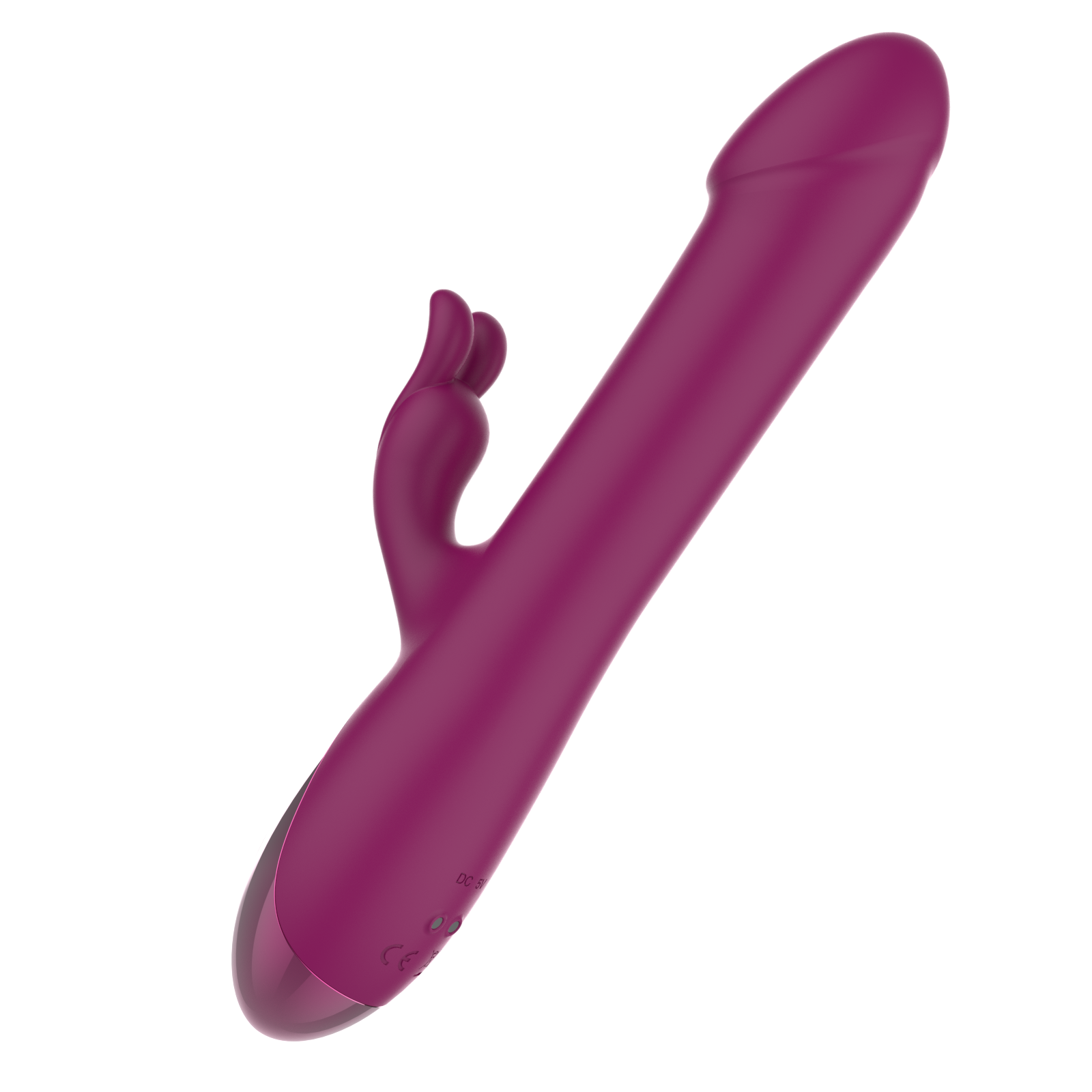 Realistic Triple Ring Thrusting Rabbit Vibrator D0040 view 6