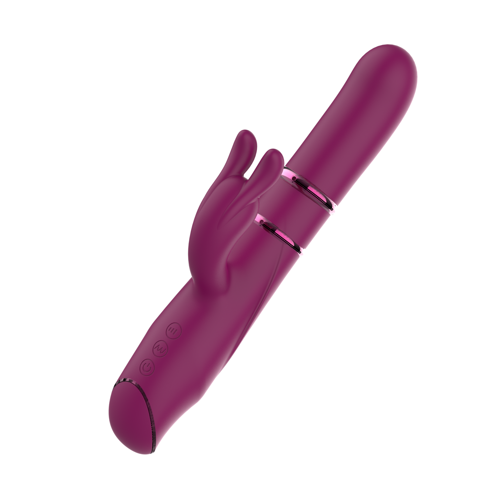 Dual Ring Thrusting Rabbit Vibrator D0042 view 3