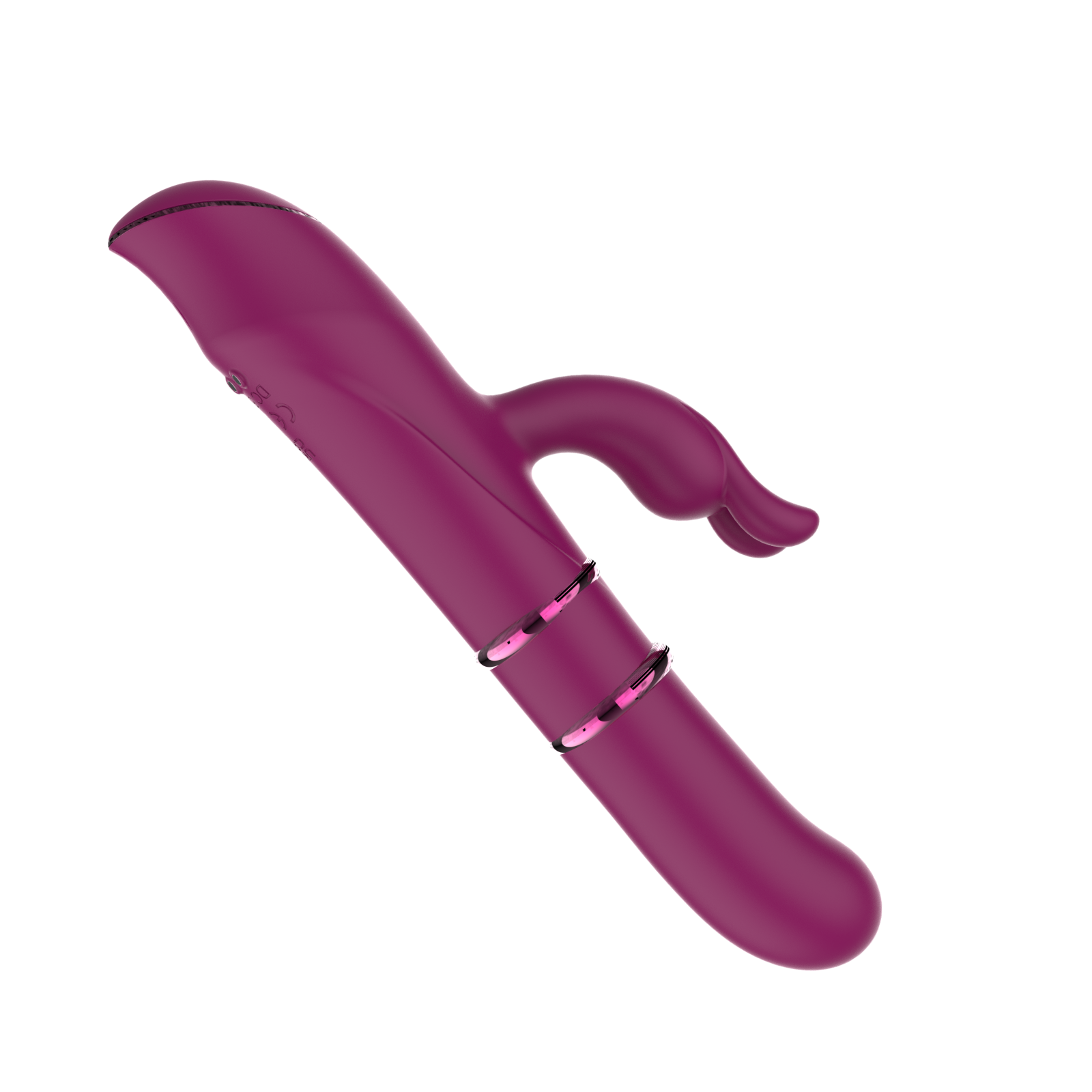 Dual Ring Thrusting Rabbit Vibrator D0042 view 4