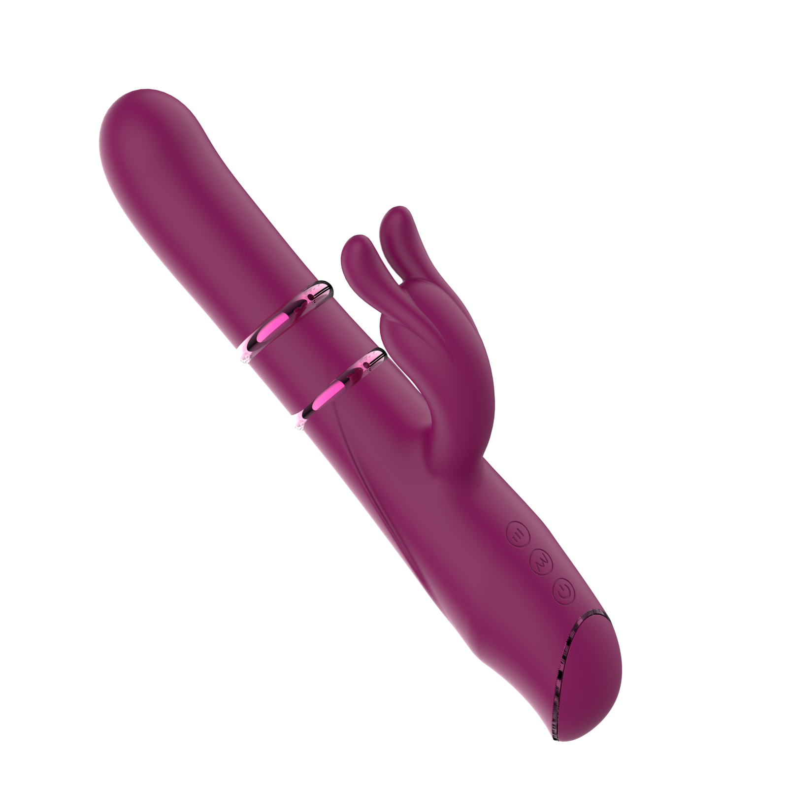 Dual Ring Thrusting Rabbit Vibrator D0042 view 5