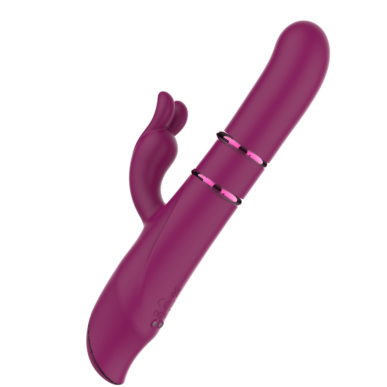 Dual Ring Thrusting Rabbit Vibrator D0042 view 6