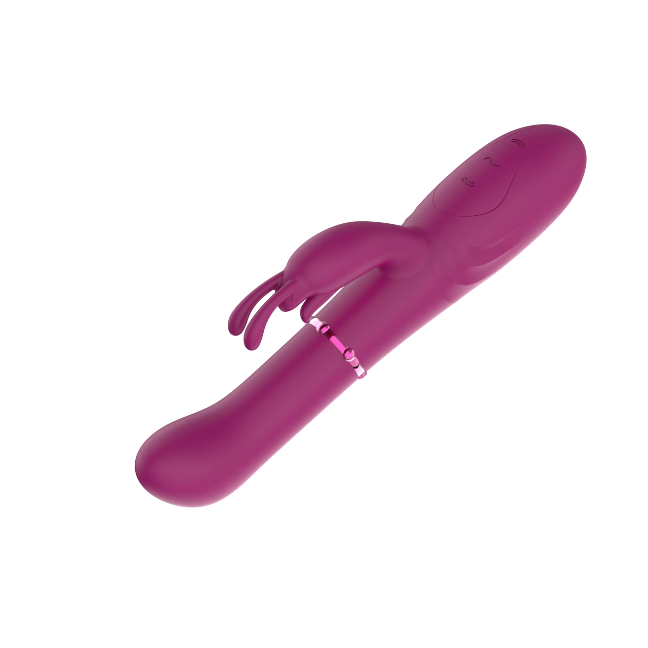 Oscillating Rabbit Vibrator — Ring-Slide & Head-Swing Gearbox, Dual Independent 10-Mode Motors, IPX6 view 4
