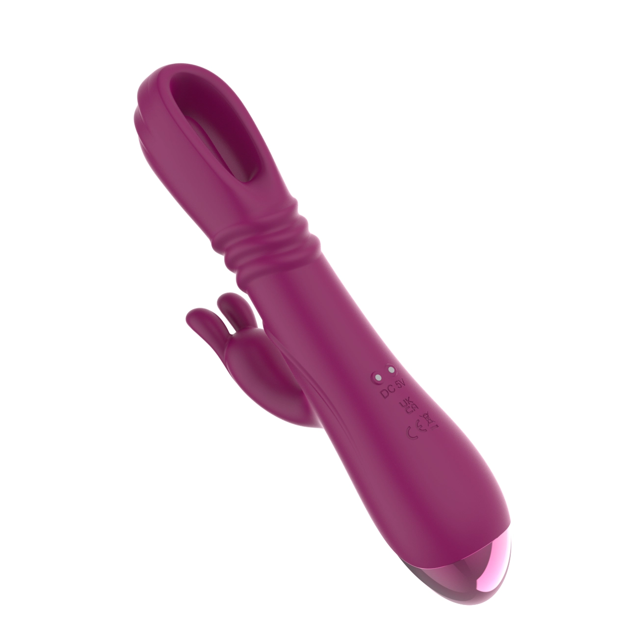 Thrusting Flapping Rabbit Vibrator — Open-Loop Head Thrust, Dual Synchronized Motors, 10-Mode, IPX6 view 2