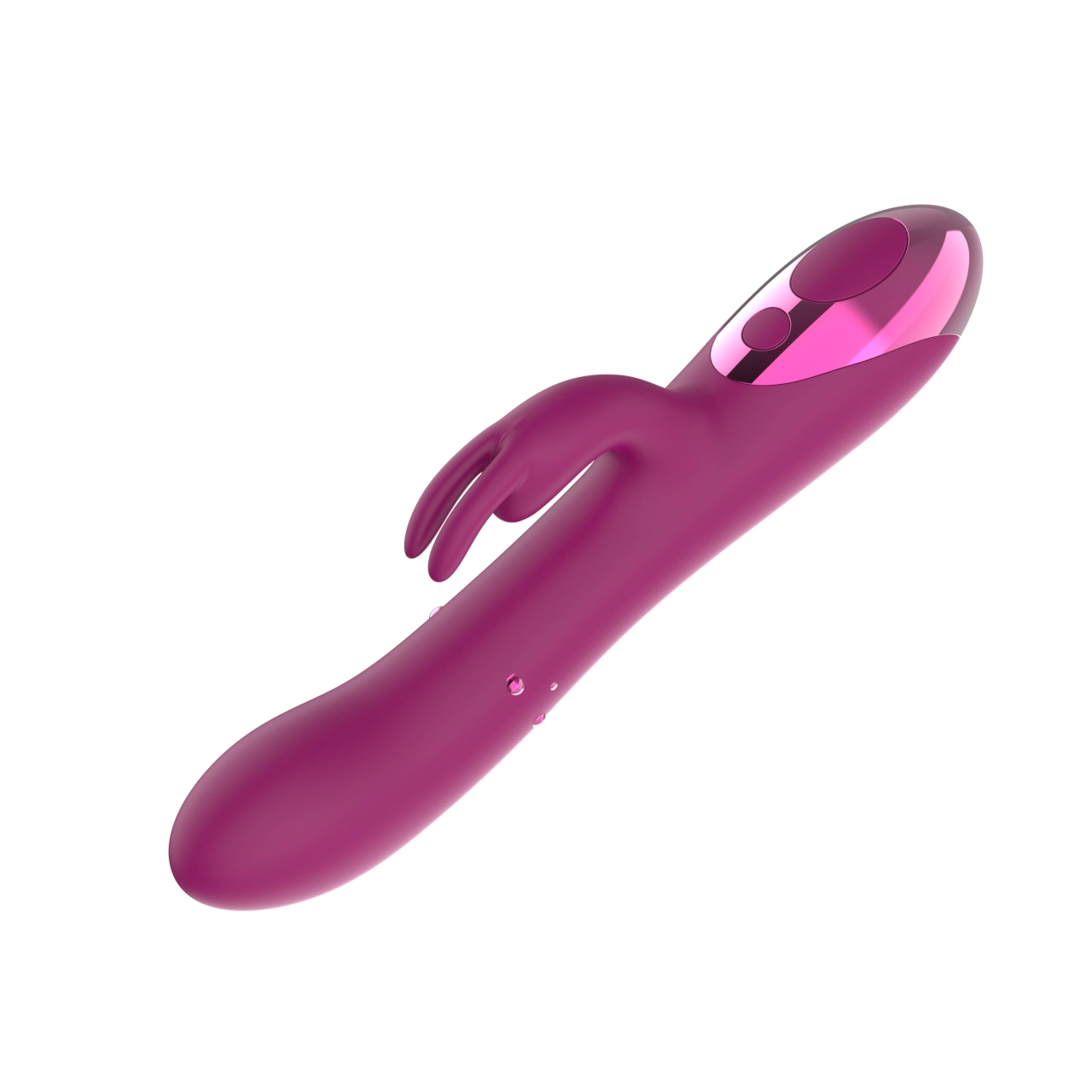 Dual Turbine Rabbit Vibrator — Internal Rotating Shaft, G-Spot & Clitoral Dual Motor, 10-Mode, IPX5 view 3