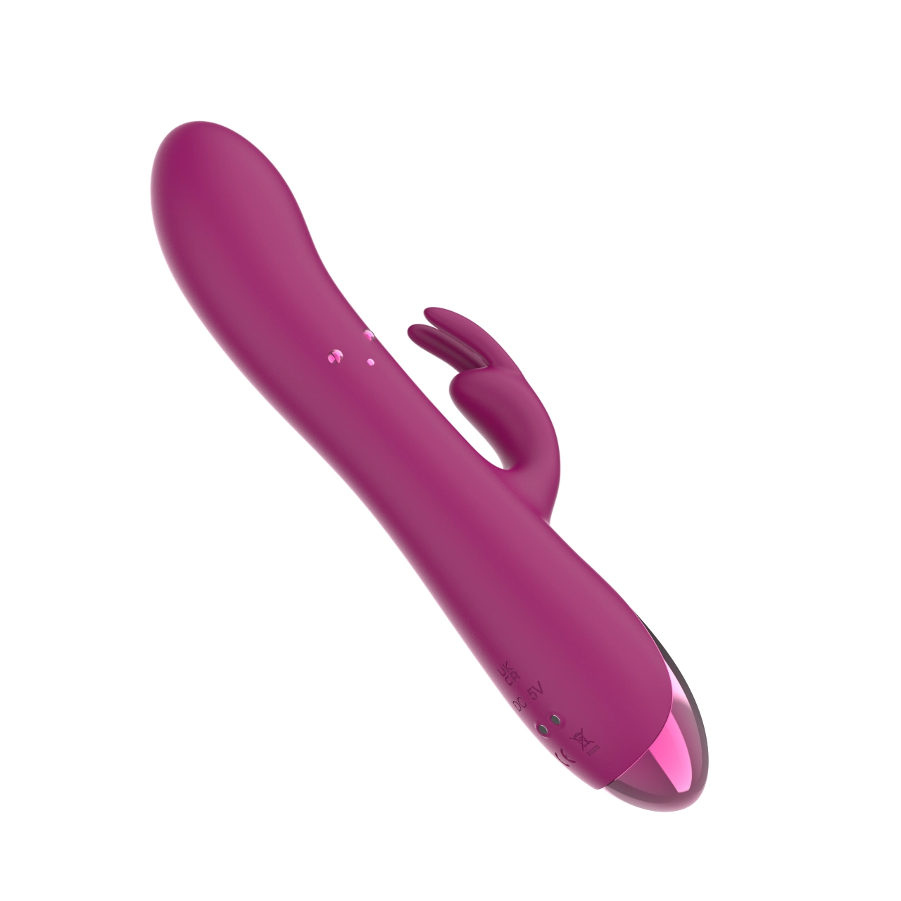 Dual Turbine Rabbit Vibrator — Internal Rotating Shaft, G-Spot & Clitoral Dual Motor, 10-Mode, IPX5 view 4