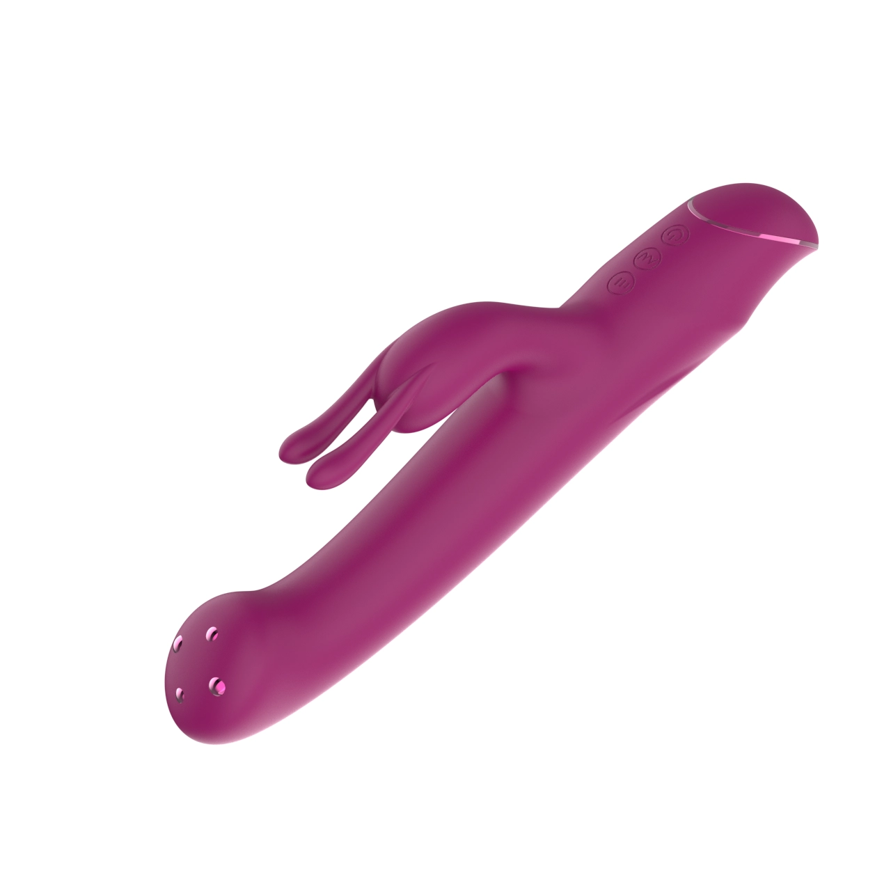 Rotating Disc Rabbit Vibrator — 3-Point Carousel Head, 10-Mode Clitoral Motor, IPX6 view 3