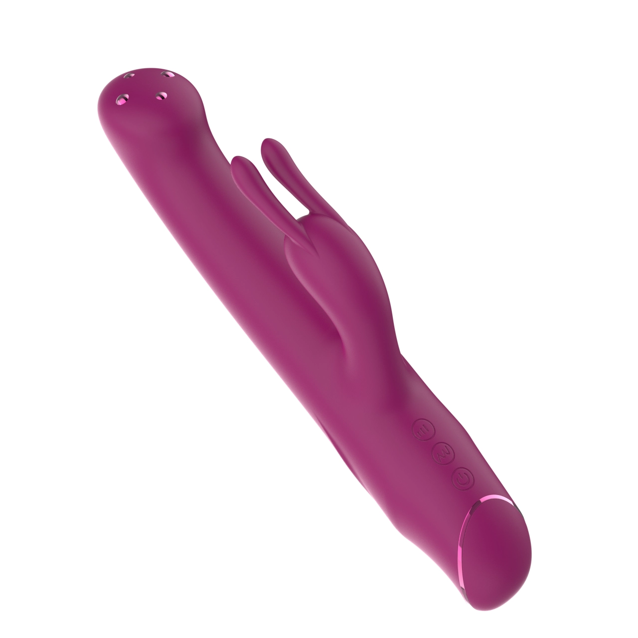 Rotating Disc Rabbit Vibrator — 3-Point Carousel Head, 10-Mode Clitoral Motor, IPX6 view 6