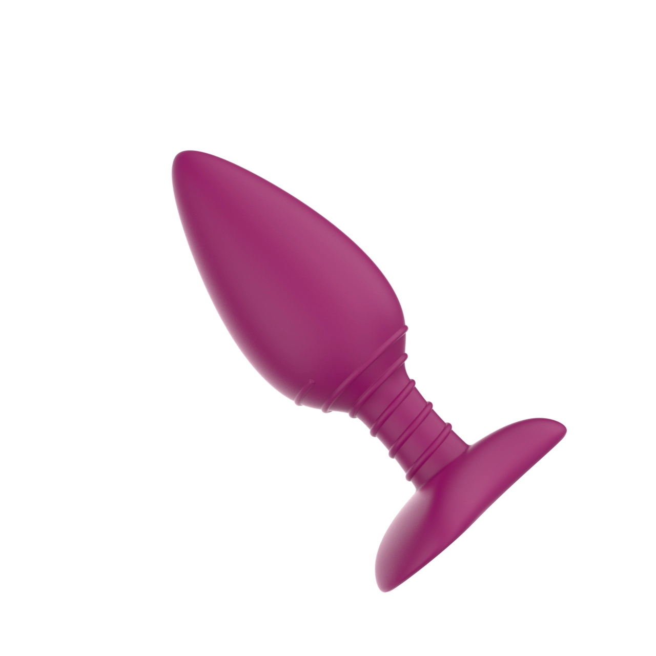 Remote Control Anal Plug — 6-Pattern Vibration, Spiral Neck, Wireless Remote view 4
