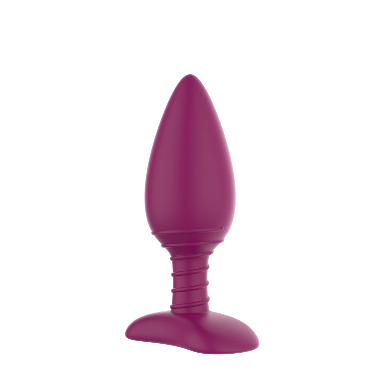 W0016 — Remote Control Anal Plug — 6-Pattern Vibration, Spiral Neck, Wireless Remote