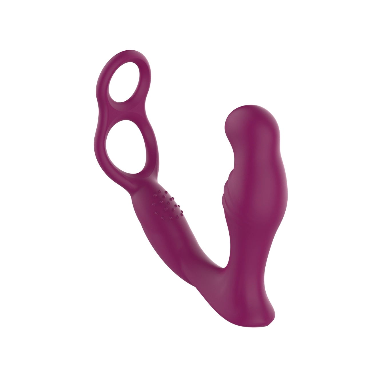 VVH-W0018 Dual-Motor Prostate Massager with Cock Ring | Body-Safe Silicone OEM/ODM view 6