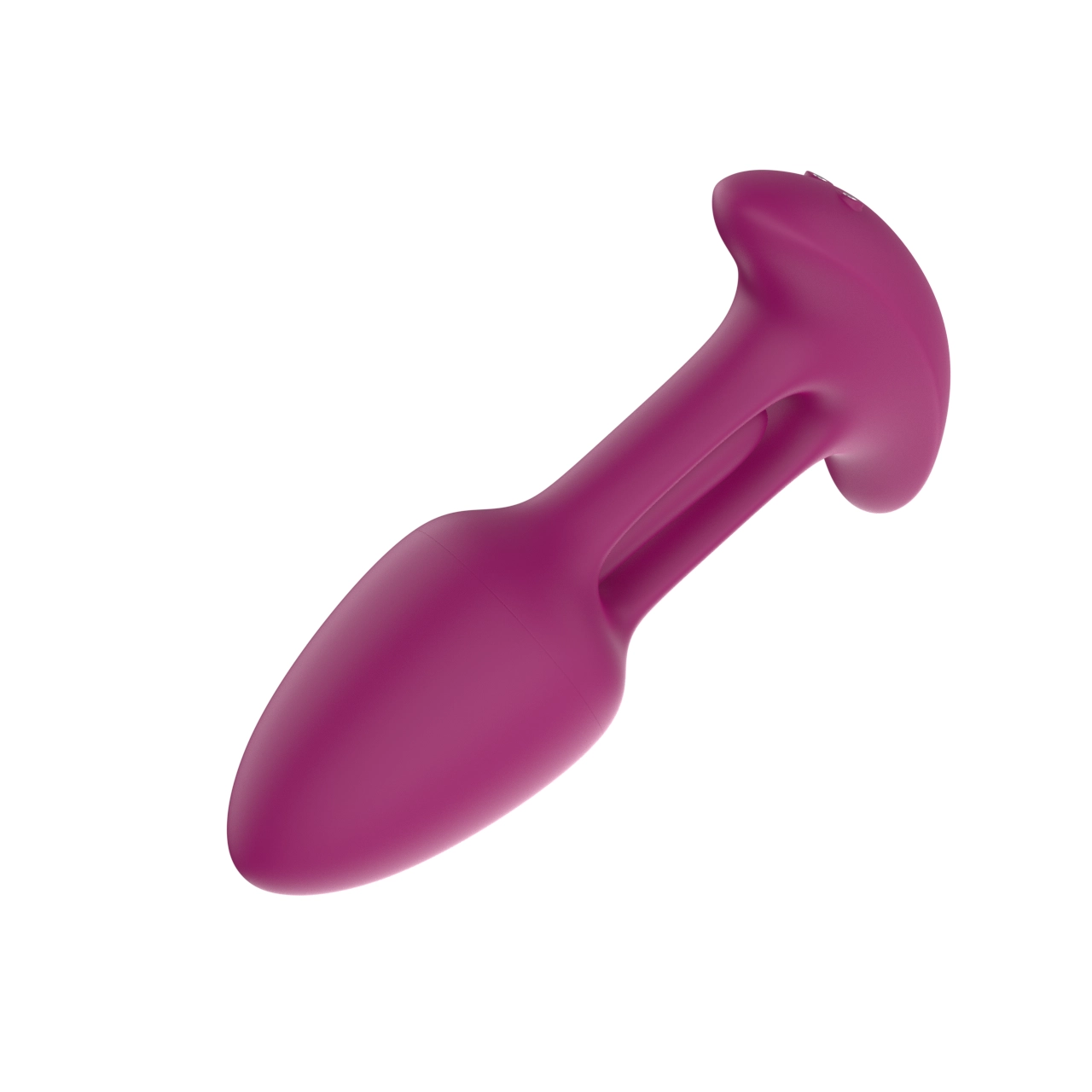 Remote Control Vibrating Anal Plug — Tapping & Vibration 10-Mode, Heart Base, IPX6, Body-Safe Silicone view 2